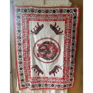 White Tiger Ancestral Cloth Amabhayi Masela a Badimo African Spirituality